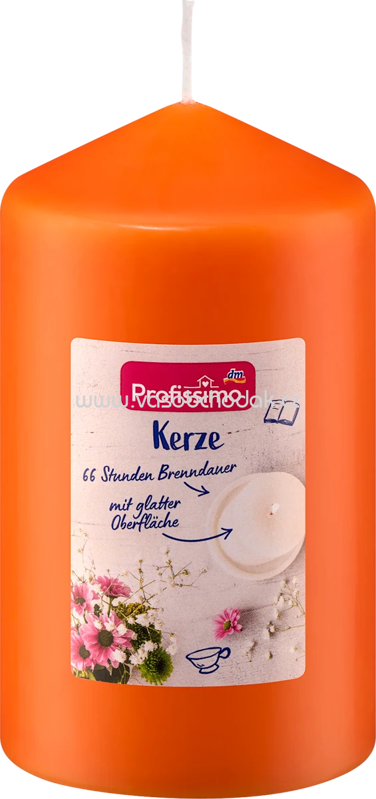 Profissimo Kerze glatt 140/80 orange, 1 St Profissimo Kerze glatt 140/80 orange, 1 St