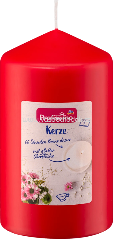 Profissimo Kerze glatt 140/80 rot, 1 St Profissimo Kerze glatt 140/80 rot, 1 St