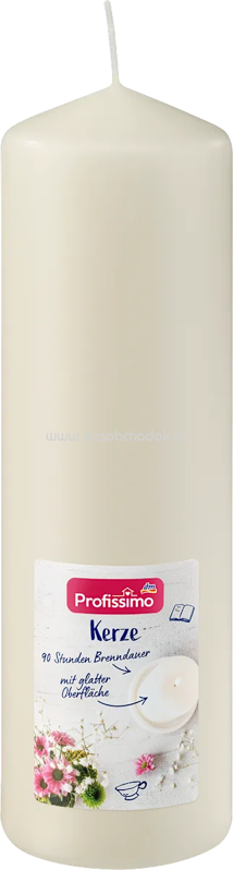 Profissimo Kerze glatt 220/66 champagner, 1 St Profissimo Kerze glatt 220/66 champagner, 1 St
