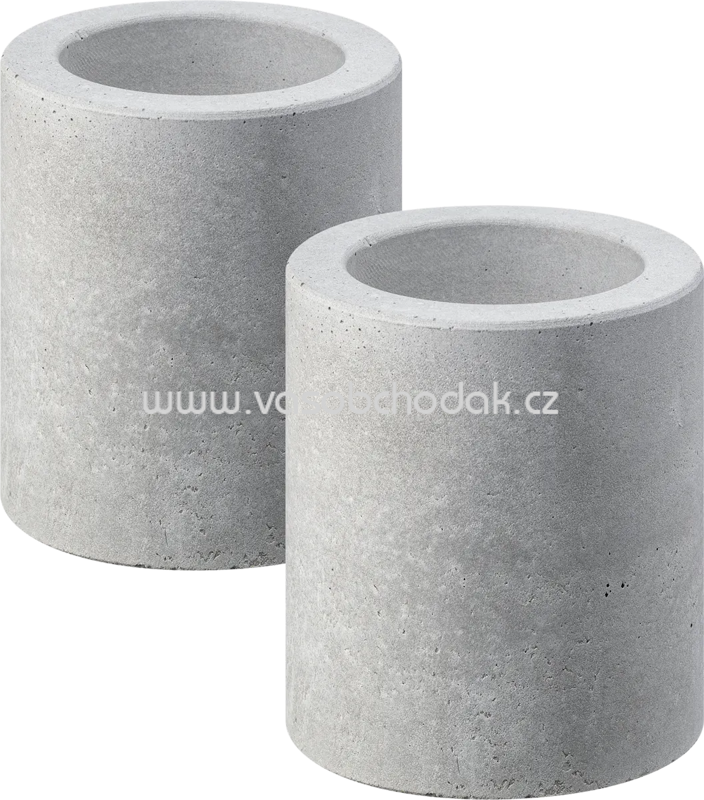 Profissimo Kerzenhalter 2in1 aus Beton, 1 St Profissimo Kerzenhalter 2in1 aus Beton, 1 St