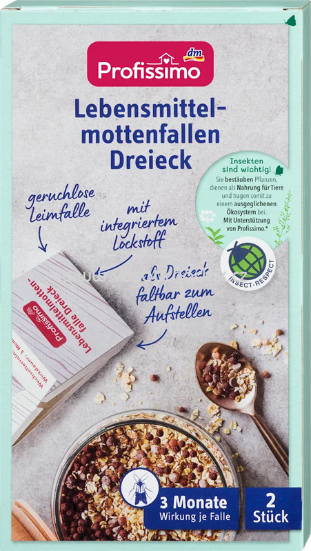 Profissimo Lebensmittelmottenfallen Dreieck, 2 St Profissimo Lebensmittelmottenfallen Dreieck, 2 St