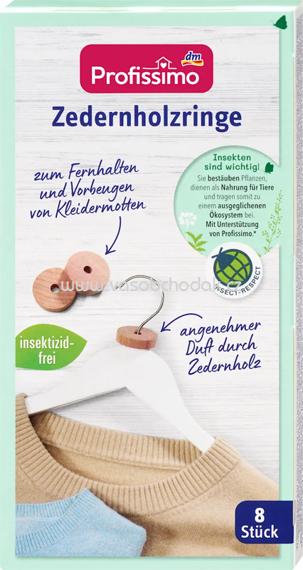 Profissimo Zedernholzringe, 8 St Profissimo Zedernholzringe, 8 St