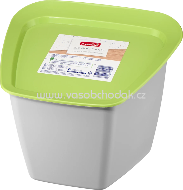 Profissimo Biomülleimer aus Recyclingmaterial, 1 St Profissimo Biomülleimer aus Recyclingmaterial, 1 St