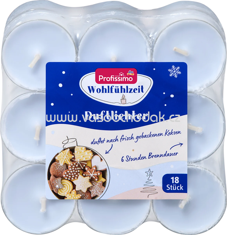 Profissimo Duftlichter Wohlfühlzeit, 18 St Profissimo Duftlichter Wohlfühlzeit, 18 St