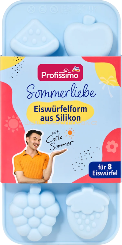 Profissimo Eiswürfelform Silikon Sommerliebe, 1 St Profissimo Eiswürfelform Silikon Sommerliebe, 1 St