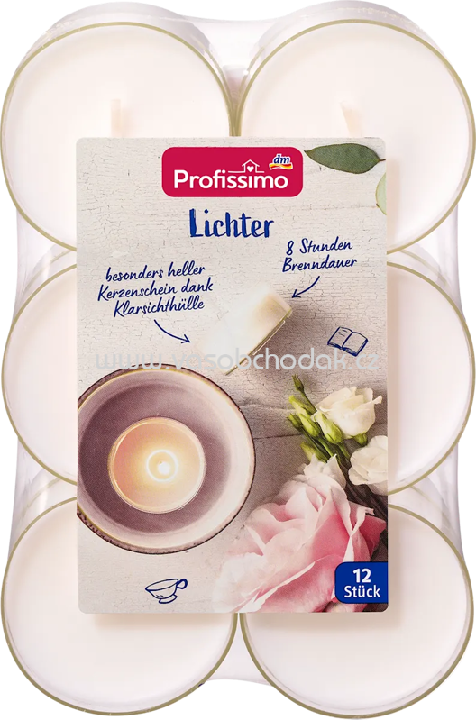 Profissimo Lichter 8h Groß PC, 12 St Profissimo Lichter 8h Groß PC, 12 St