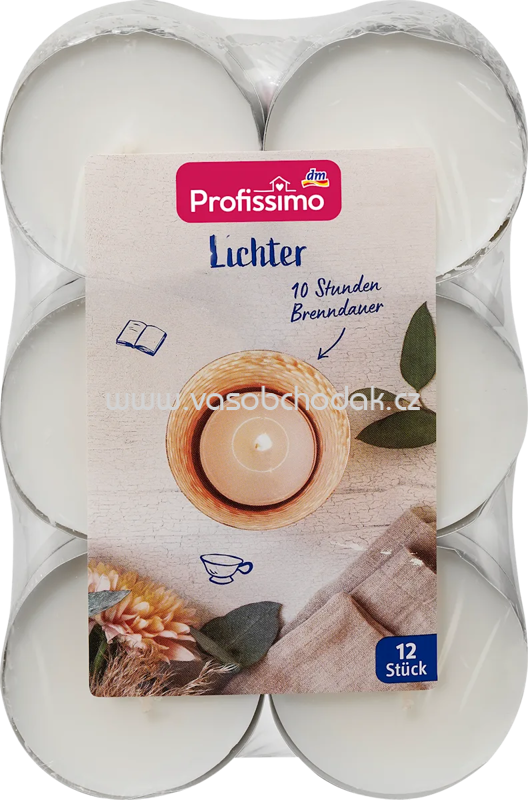 Profissimo Lichter Groß Alu, 12 St Profissimo Lichter Groß Alu, 12 St
