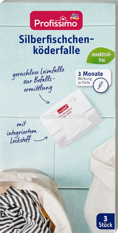 Profissimo Silberfischchen-Köderfalle, 3 St Profissimo Silberfischchen-Köderfalle, 3 St
