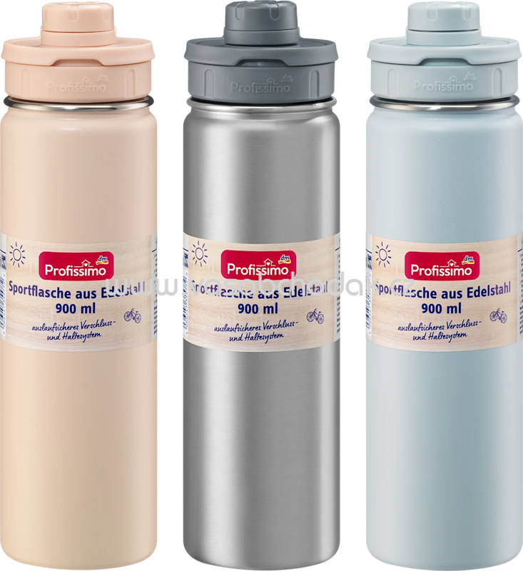 Profissimo Sportflasche aus Edelstahl, 1 St Profissimo Sportflasche aus Edelstahl, 1 St