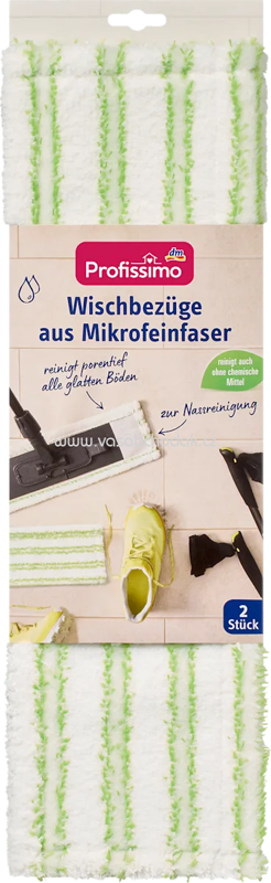 Profissimo Wischbezüge Mikrofeinfaser, 2 St