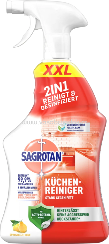 Sagrotan Küchen-Reiniger & Desingektion 2in1, 750 - 1000 ml