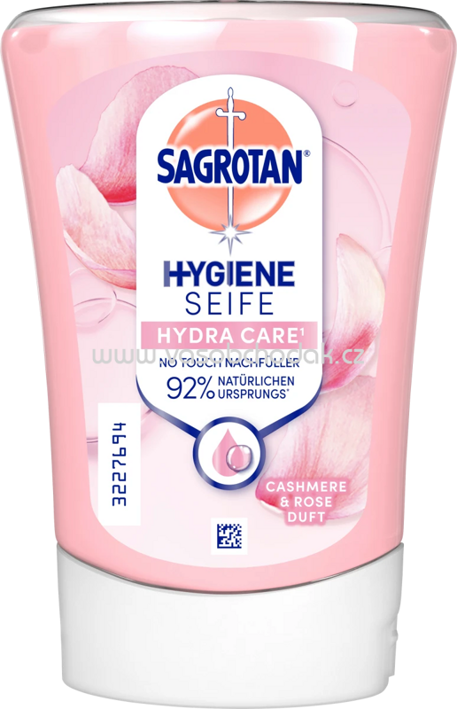 Sagrotan No-Touch Nachfüller Cashmere & Rose Duft, 250 ml