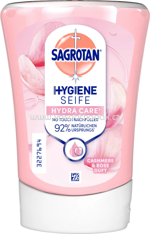 Sagrotan No-Touch Nachfüller Cashmere & Rose Duft, 250 ml Sagrotan No-Touch Nachfüller Cashmere & Rose Duft, 250 ml