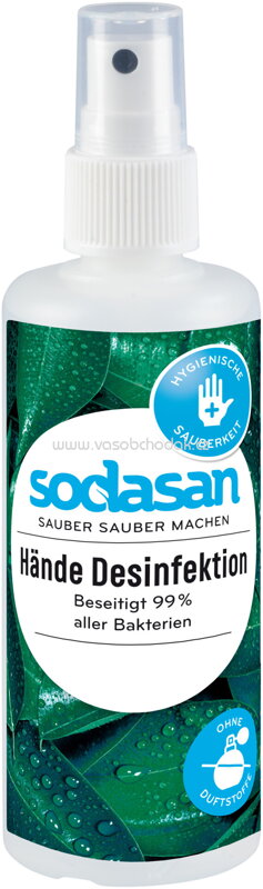 Sodasan Hände Desinfektion Spray, 100 ml