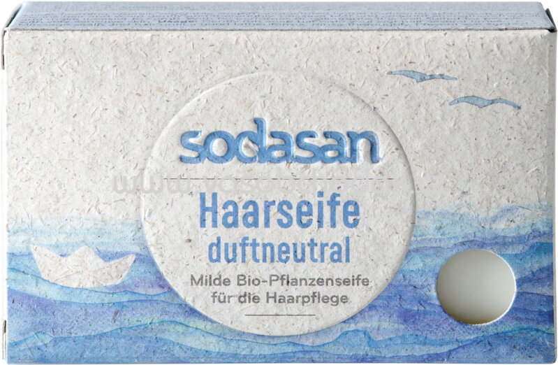Sodasan Haarseife duftneutral, 100g, 1 ks Sodasan Haarseife duftneutral, 100g, 1 ks