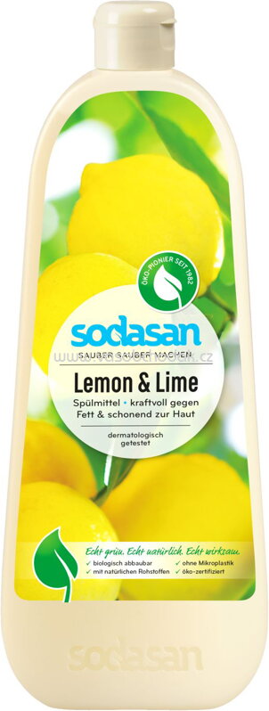 Sodasan Spülmittel Lemon & Lime, 500 - 20 000 ml Sodasan Spülmittel Lemon & Lime, 500 - 20 000 ml