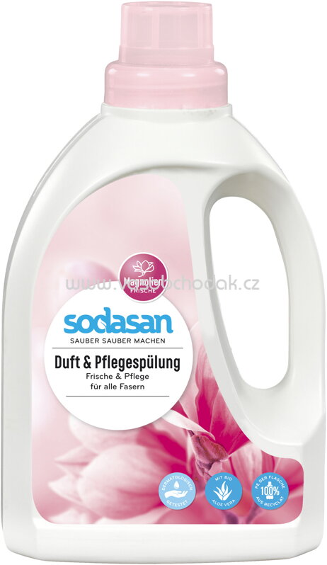 Sodasan Duft & Pflegespülung Magnolie, 750 ml