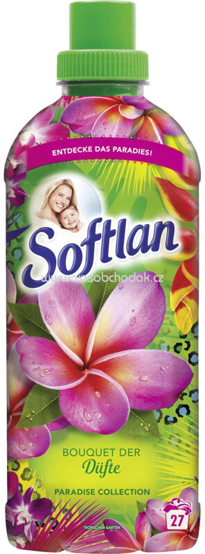 Softlan Weichspüler Bouquet der Düfte Paradise Collection Tropischer Garten, 27 Wl, 650 ml