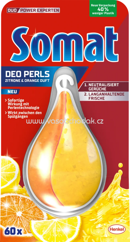 Somat Spülmaschinen-Deo Duo-Perls Zitrone & Orange, 1 St