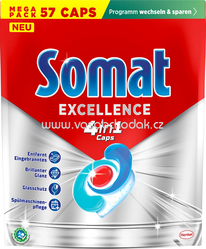 Somat Spülmaschinen Caps Excellence 4in1, 47 - 70 St Somat Spülmaschinen Caps Excellence 4in1, 47 - 70 St