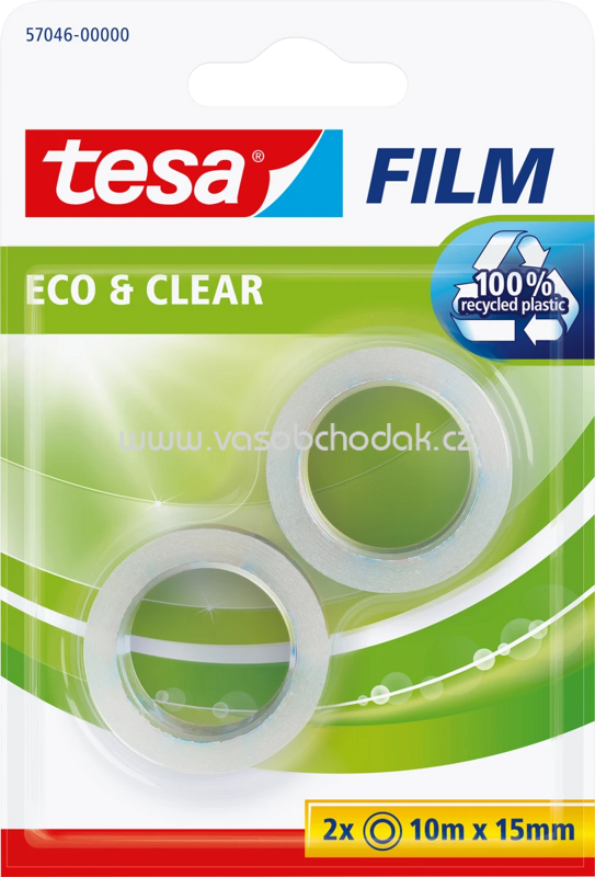 Tesa ecoLogo Mini-Abroller inklusive Klebefilm Eco & Clear, Nachfüllpack, 2 St Tesa ecoLogo Mini-Abroller inklusive Klebefilm Eco & Clear, Nachfüllpack, 2 St