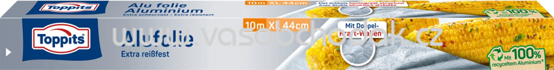 Toppits Alufolie Extra reißfest, extrabreit, 44 cm, 10 m Toppits Alufolie Extra reißfest, extrabreit, 44 cm, 10 m