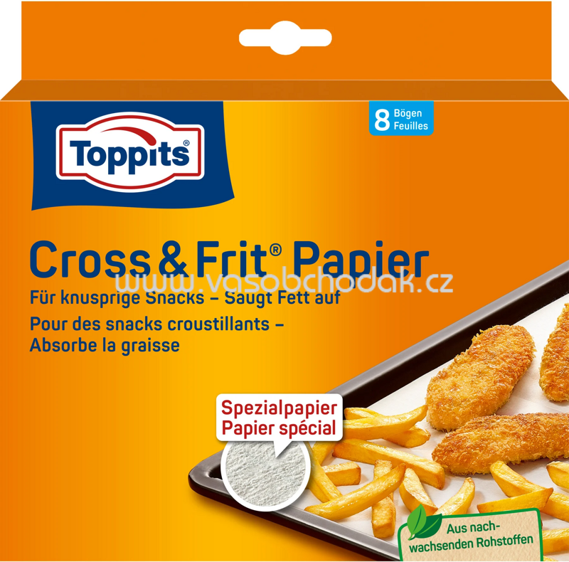 Toppits Cross & Frit Papier, 8 St