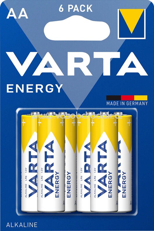 Varta Alkaline Batterien Energy AA, 5 St