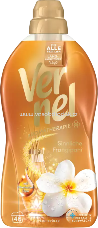 Vernel Weichspüler Aroma Therapie Faszinierende Frangipani, 46 Wl