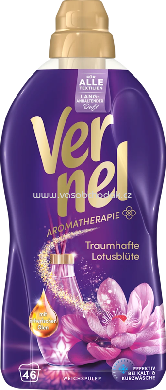 Vernel Weichspüler Aroma Therapie Traumhafte Lotusblüte, 46 Wl