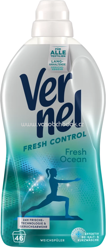 Vernel Weichspüler Fresh Control Fresh Ocean, 46 Wl