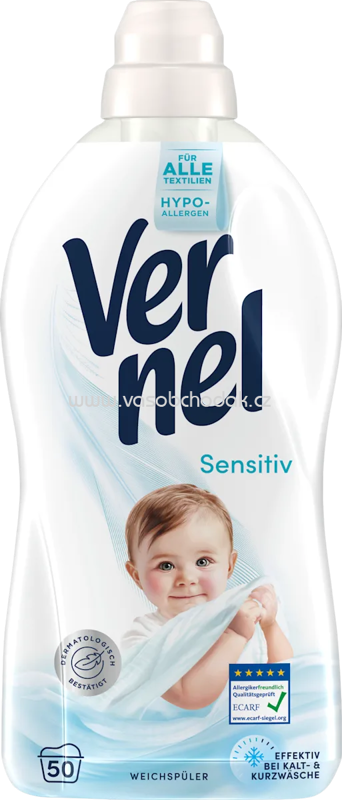 Vernel Weichspüler Sensitive, 50 Wl
