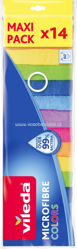 Vileda Allzwecktücher Mikrofaser Colors Maxipack, 14 St Vileda Allzwecktücher Mikrofaser Colors Maxipack, 14 St