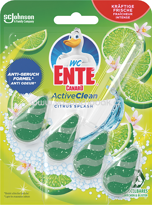 WC-Ente WC Reiniger Duftstein Active Clean Citrus Splash, 1 St