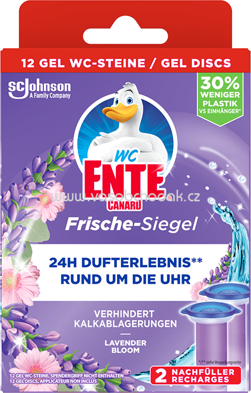 WC-Ente Frische-Siegel Nachfüller Lavender Bloom, 2 St WC-Ente Frische-Siegel Nachfüller Lavender Bloom, 2 St