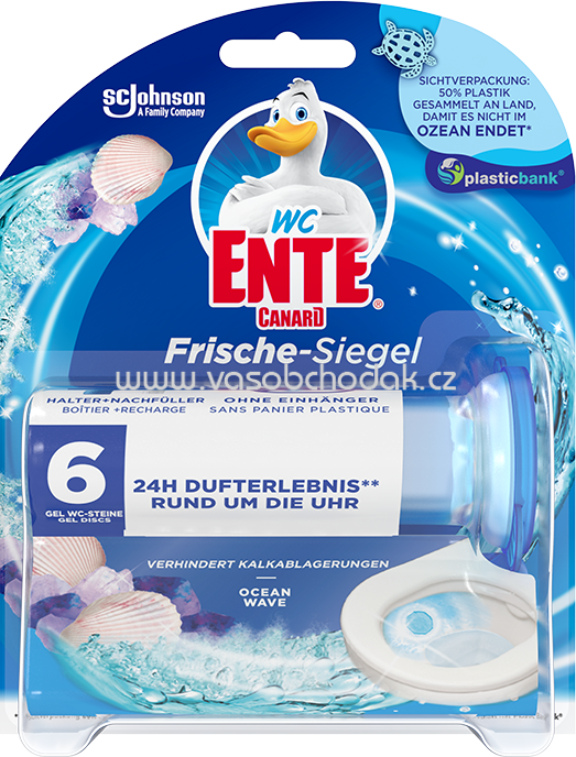 WC-Ente Frische-Siegel Ocean Wave, 1 St
