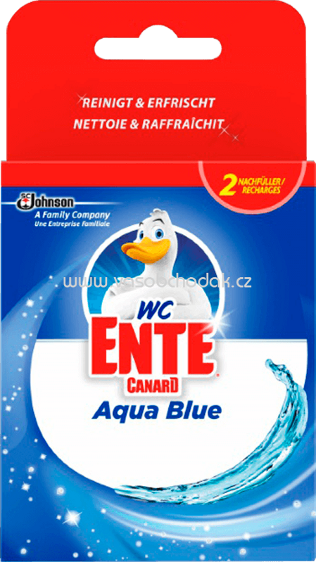 WC-Ente WC Reiniger Aqua Blue Marine Nachfüller, 2 St WC-Ente WC Reiniger Aqua Blue Marine Nachfüller, 2 St