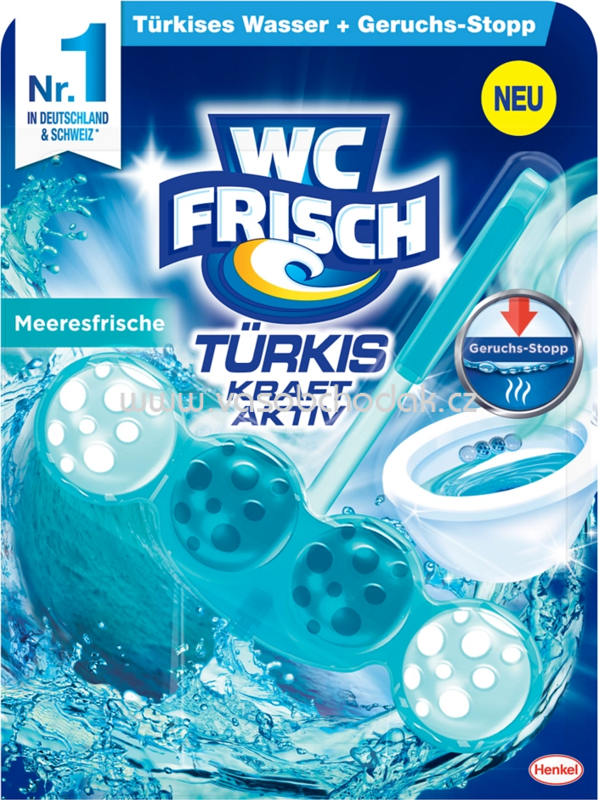 WC Frisch Türkis Kraft Aktiv Meeresfrische, 1 St WC Frisch Türkis Kraft Aktiv Meeresfrische, 1 St