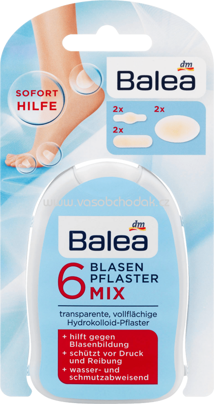 Balea Fuß-Pflaster, Blasen, Mix, 6 St