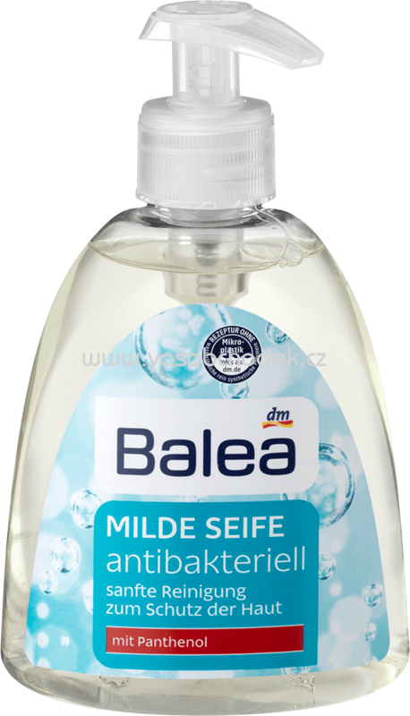 Balea Flüssigseife Milde Seife Antibakteriell, 300 ml