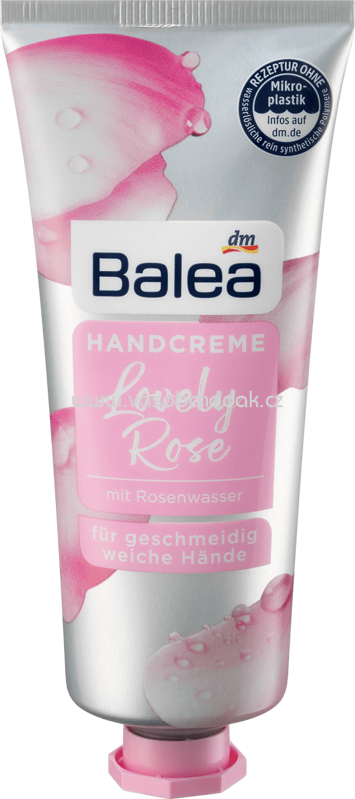 Balea Handcreme Lovely Rose mit Rosenwasser, 75 ml