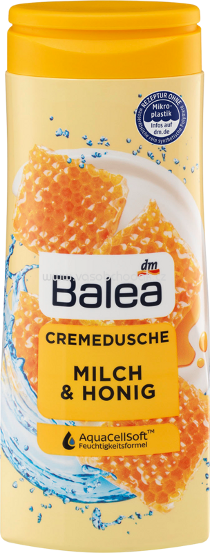 Balea Cremedusche Milch & Honig, 300 ml