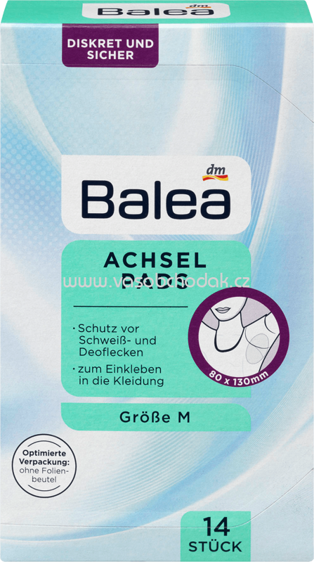 Balea Deo Achselpads Größe M, 14 St