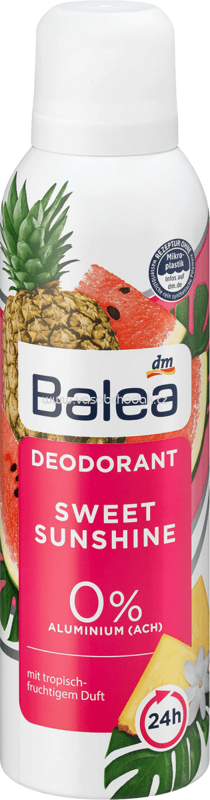 Balea Deodorant Sweet Sunshine, 200 ml Balea Deodorant Sweet Sunshine, 200 ml