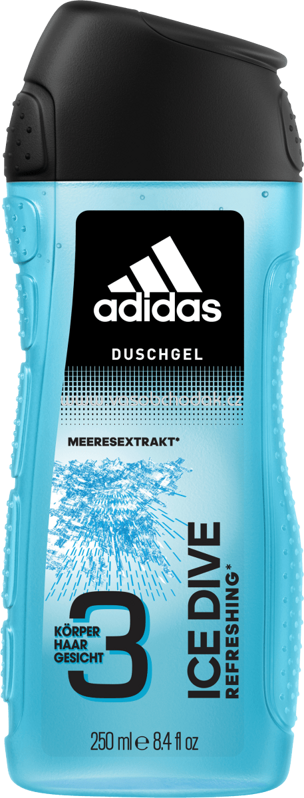 Adidas Duschgel Men Ice Dive, 250 ml