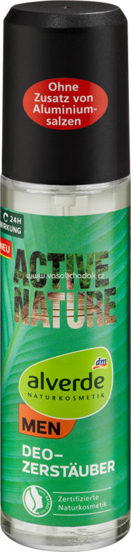 Alverde MEN Active Nature Deo Zerstäuber, 75 ml
