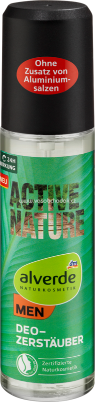 Alverde MEN Active Nature Deo Zerstäuber, 75 ml Alverde MEN Active Nature Deo Zerstäuber, 75 ml