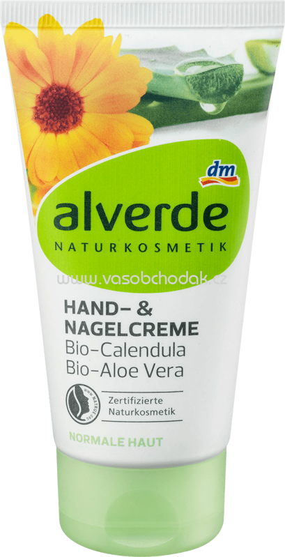 Alverde NATURKOSMETIK Hand- & Nagelcreme Bio-Calendula & Bio-Aloe Vera, 75 ml Alverde NATURKOSMETIK Hand- & Nagelcreme Bio-Calendula & Bio-Aloe Vera, 75 ml
