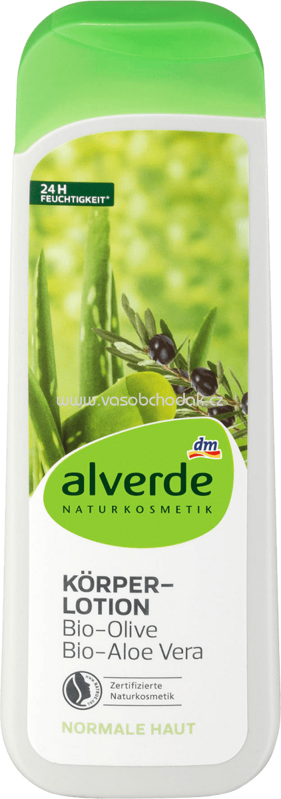 Alverde NATURKOSMETIK Körperlotion Bio-Olive, Bio-AloeVera, 250 ml