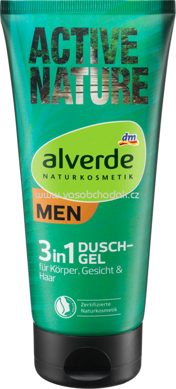 Alverde MEN Duschgel Active Nature 3in1, 200 ml